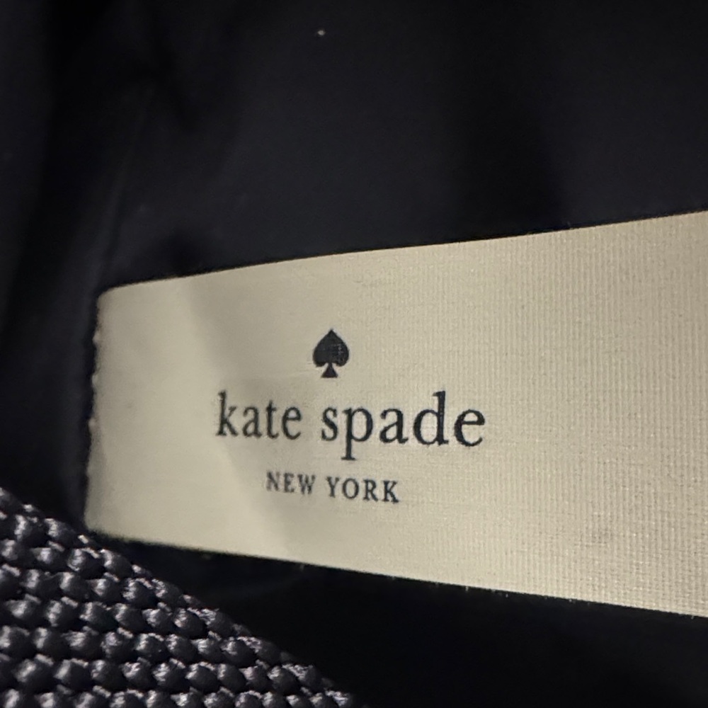Kate Spade Midnight Blue Tote with Black Handles - Picture 3 of 3